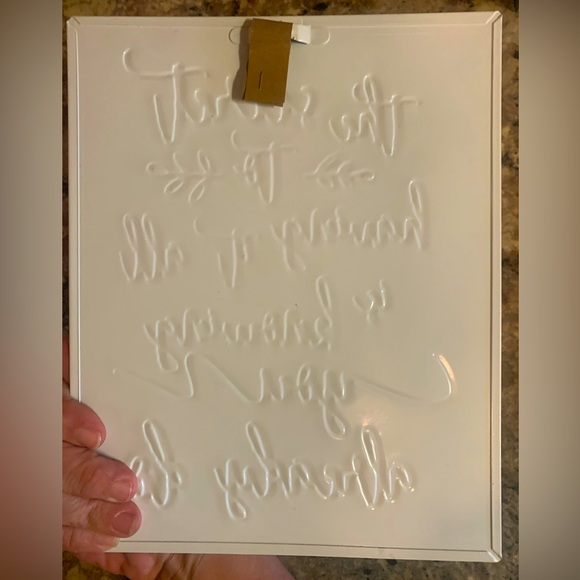Tin wall plaque / home decor 🖼️ - Picture 3 of 3